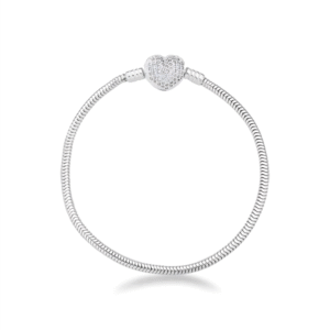 Pulseira Coração Cravejado